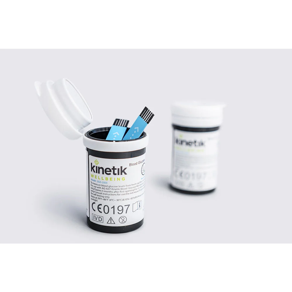 Blood Glucose Test Strips – Pack of 50 (for AG-607) - Image 3