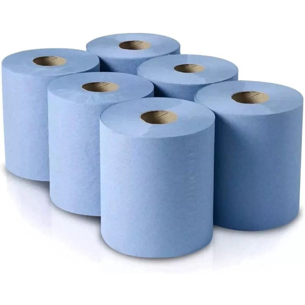 Blue Laminated Centre Feed -2ply - 50m x 168mm - Case of 6 - Clearance