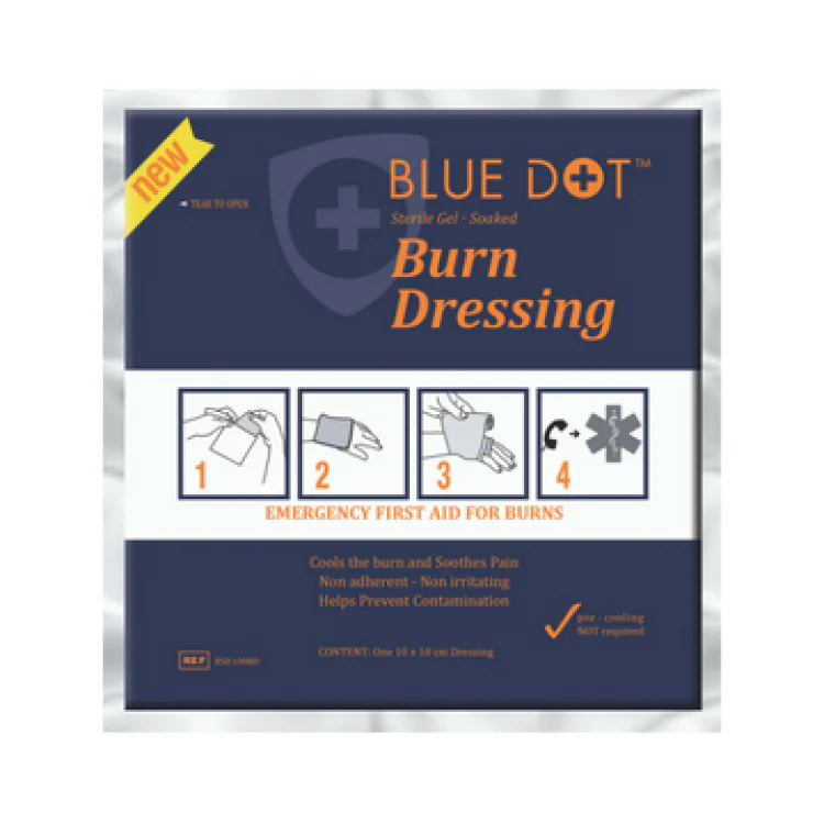 Blue Dot Small Burn Stop Dressing 20cm x 20cm