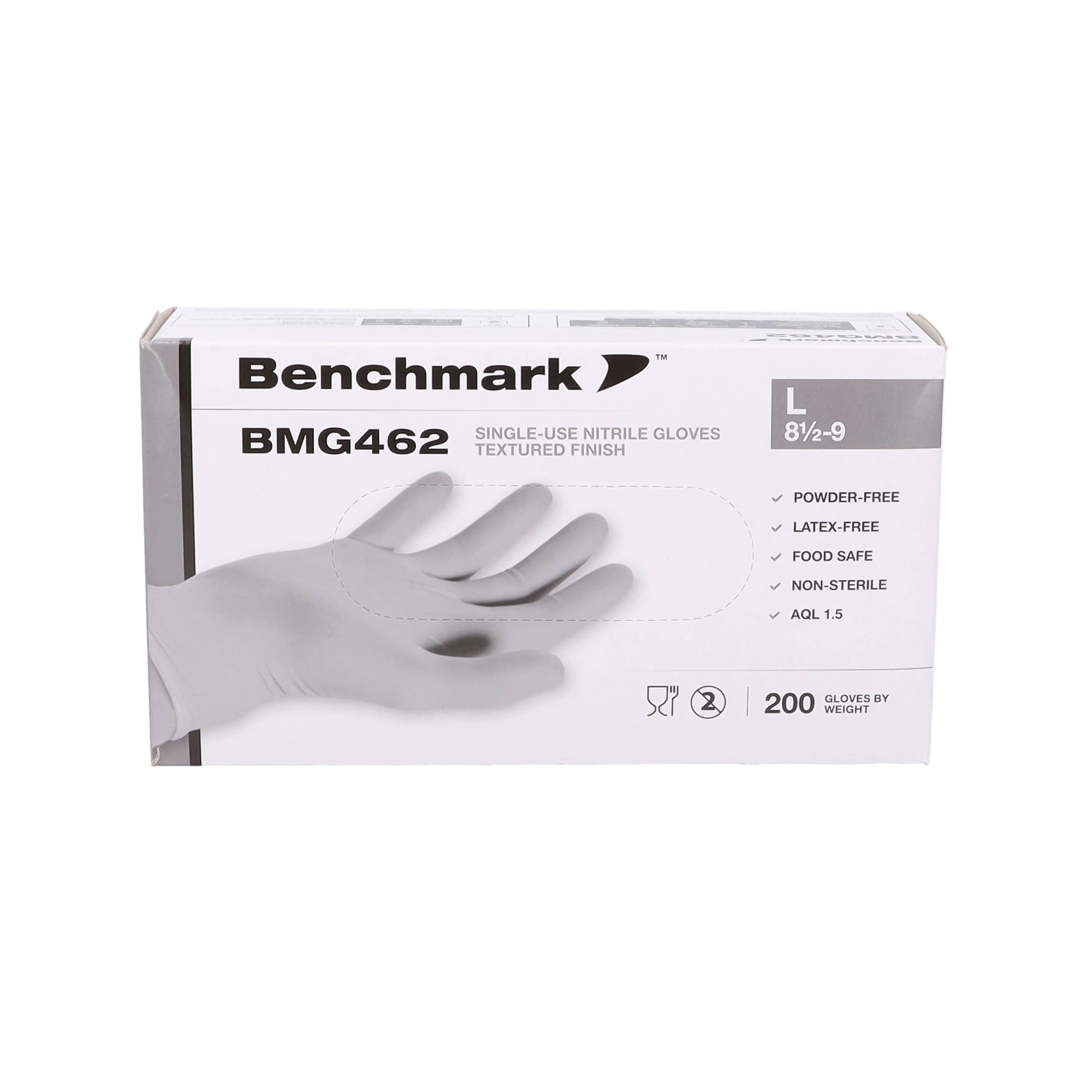 Blue Nitrile Disposable Gloves - Cat III Medical Grade - Box of 200 - Large - Image 4
