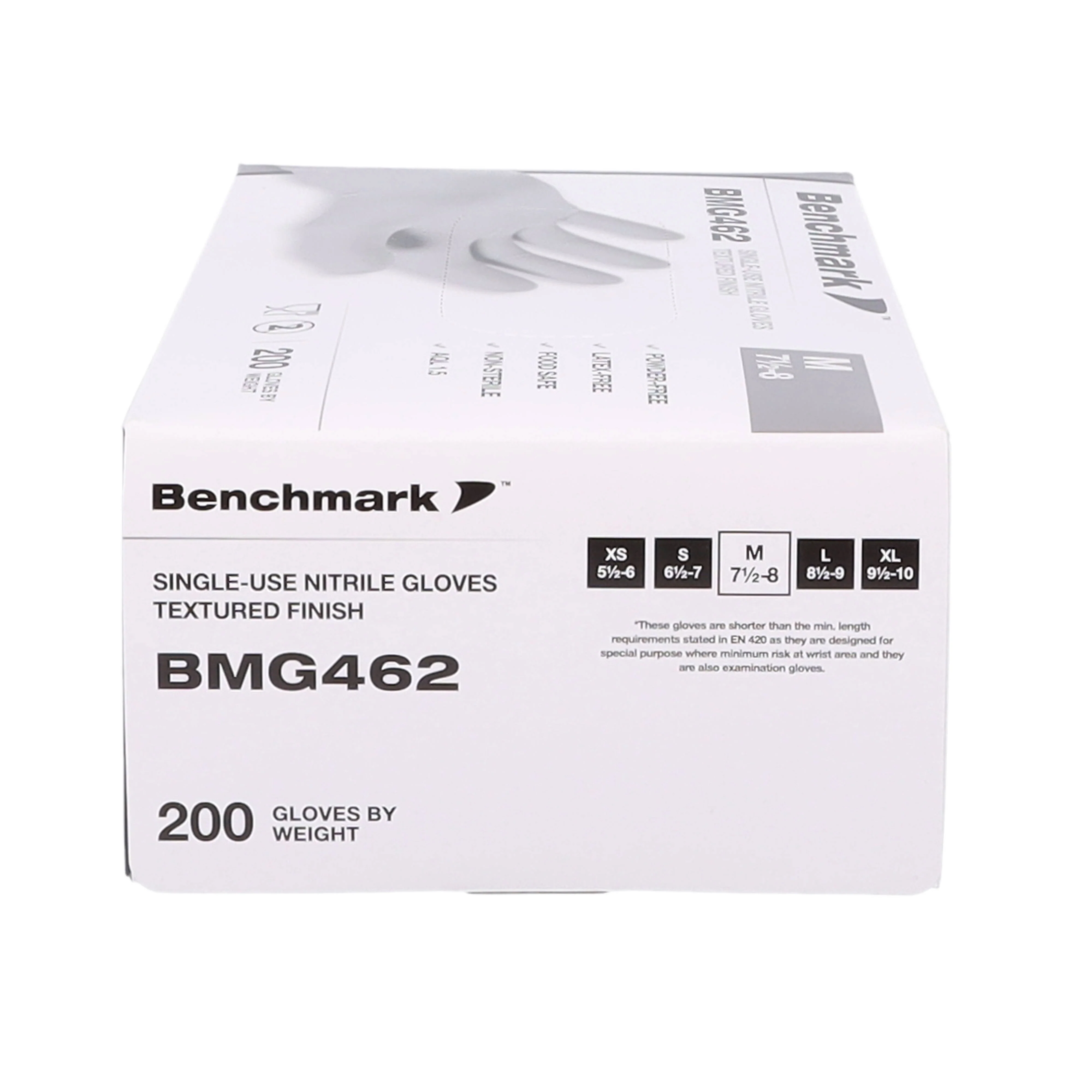 Blue Nitrile Disposable Gloves - Cat III Medical Grade - Box of 200 - Medium - Image 9