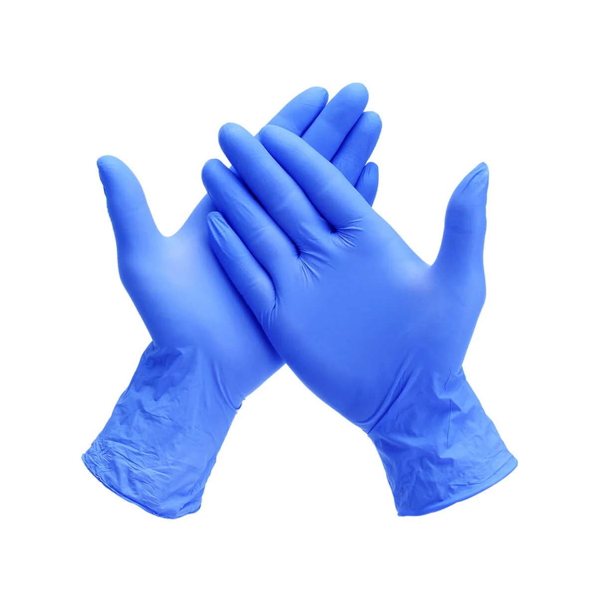 Blue Nitrile Powder Free Gloves - XL - Box Of 100