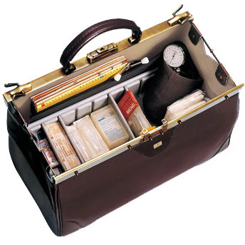 Bollmann Assista Doctors Bag - Burgundy Leather - Image 2
