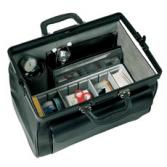 Bollmann Medistar Doctors Case: Black Polyester / Leather - Image 3