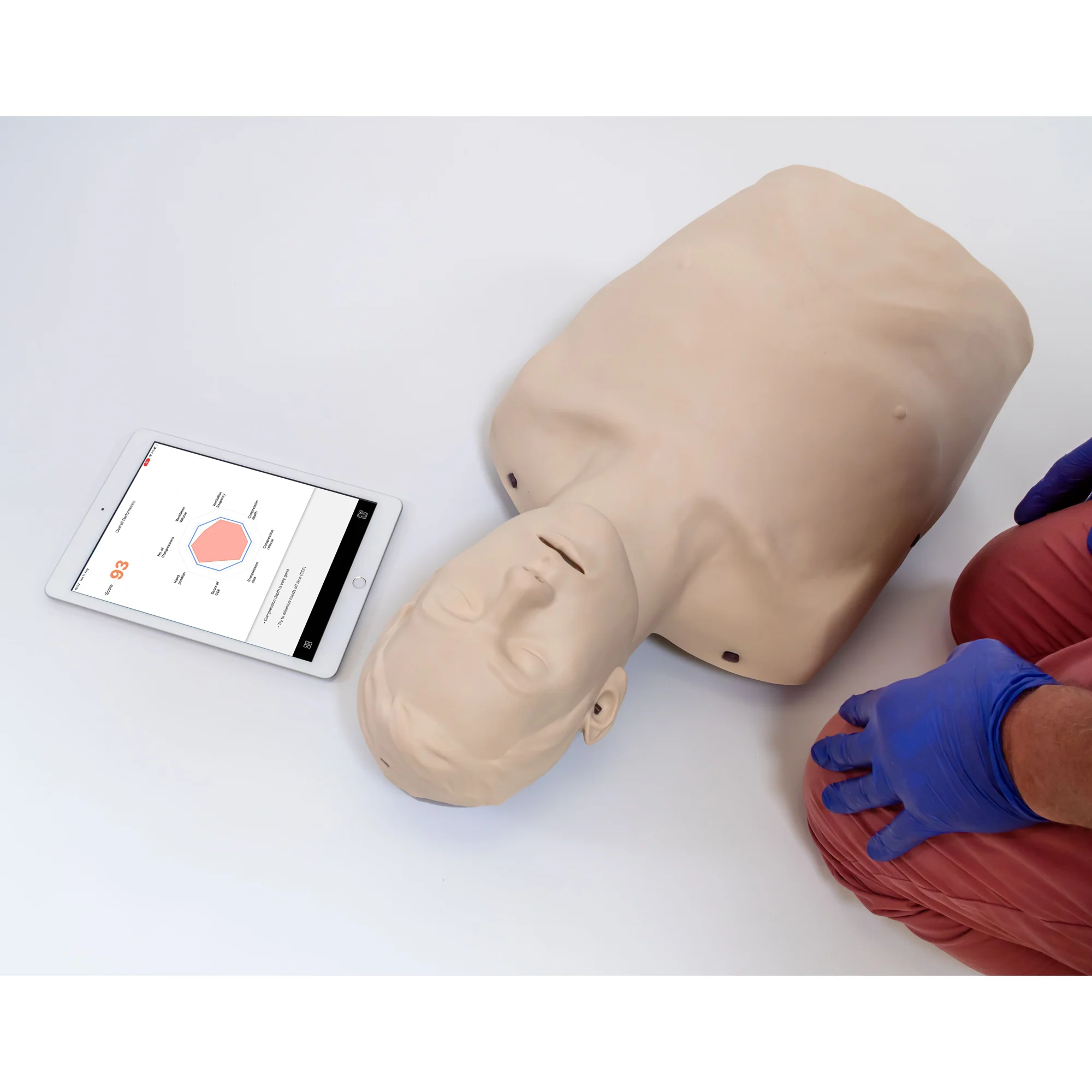 Brayden Adult Pro Manikin - Red Light - Image 13