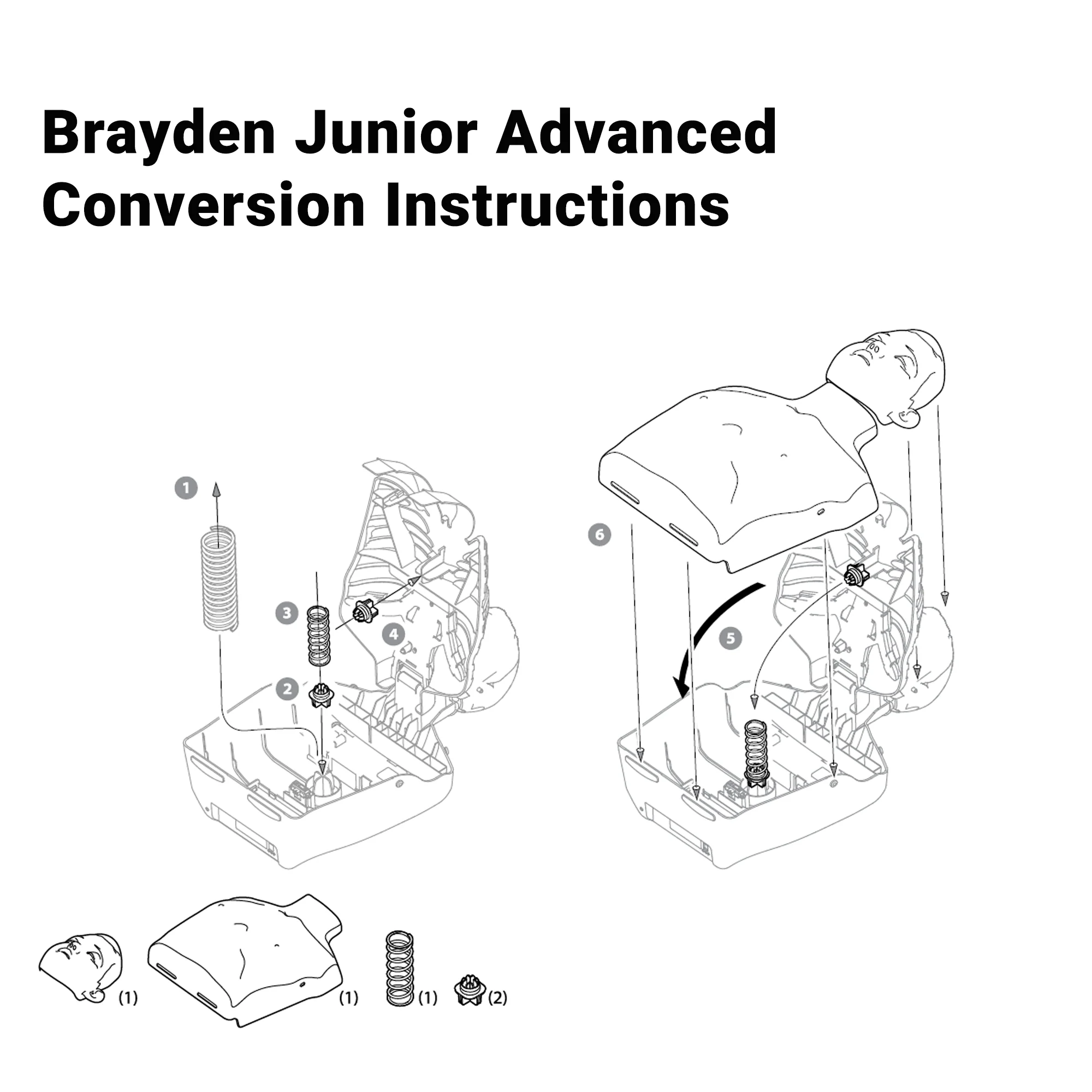 Brayden Junior - Advanced Manikin Conversion Kit - Image 8