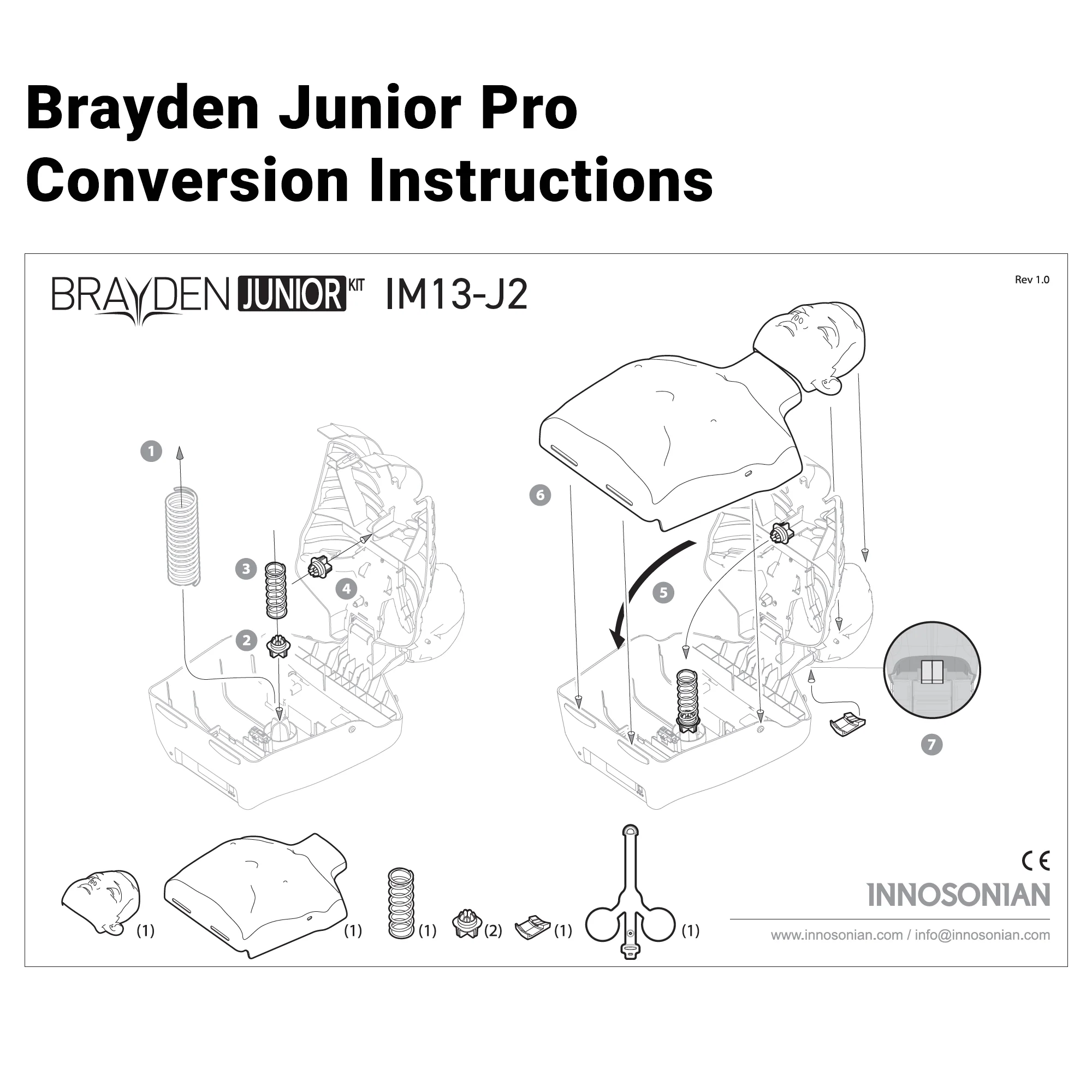 Brayden Junior - Pro Manikin Conversion Kit - Image 5