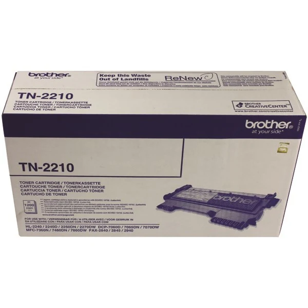 Brother TN-2210 FAX-2940 Laser Black Toner Cartridge - Image 2