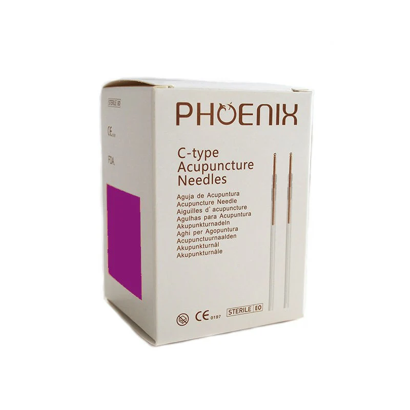 C-Type Copper Acupuncture needles 0.25x40mm 5 in guide tube - Image 2