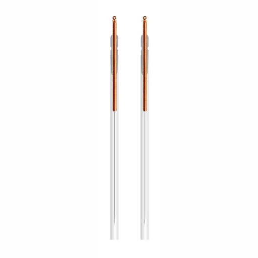 C-type copper acupunture needles 0.30x40mm in a guide tube