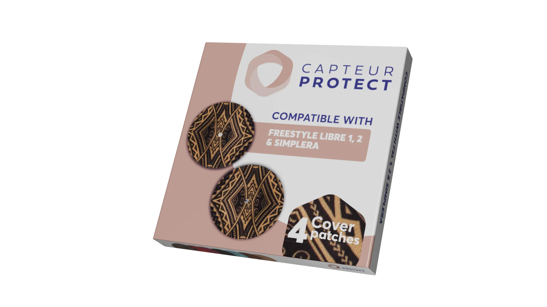 Capteur Protect Cover Patches for FSL 2 & SIM - Tattoo - Box of 4 - Image 2