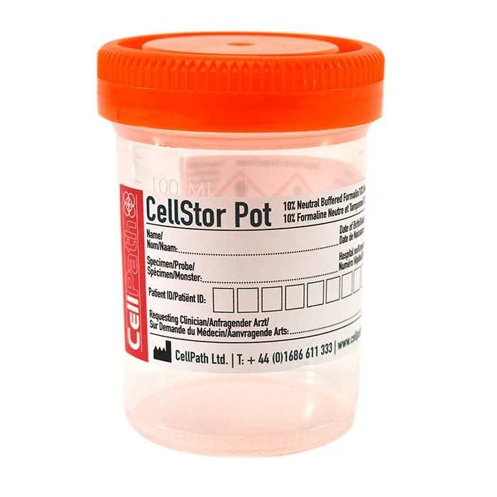 Cellstor Pot - 60ml - 10% Neutral Buffered Formalin