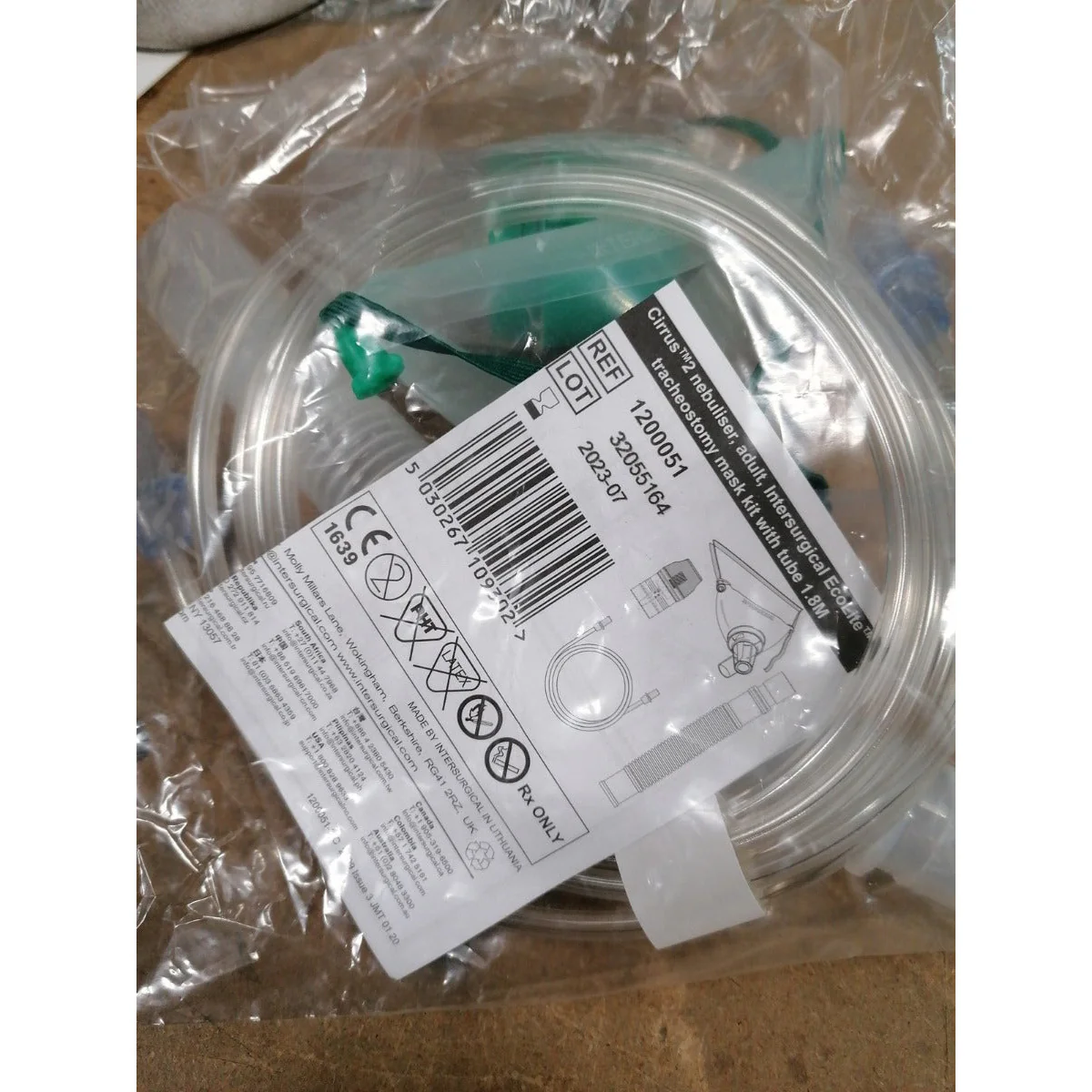Cirrus2 nebulizer adult Ecolite Tracheostomy mask kit - Clearance - Image 3