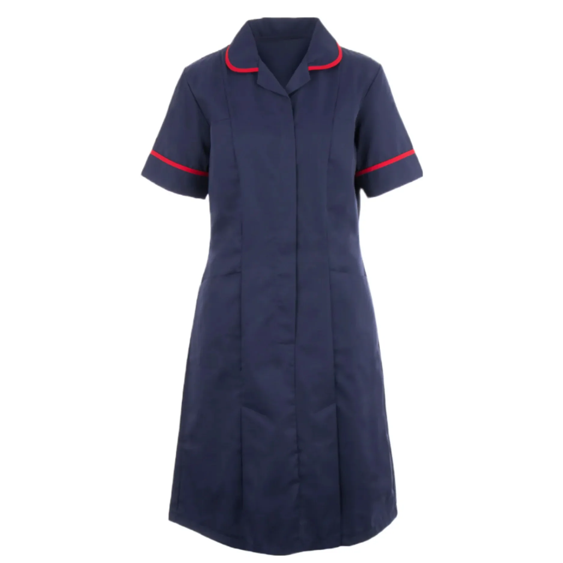 Classic Collar Dress - Zip Front - Contemporary Cut - Image 12
