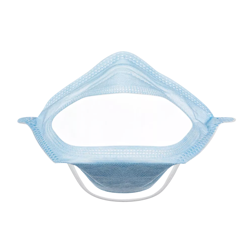 Clear Face Masks Horizontal Fold Flat - Box Of 20