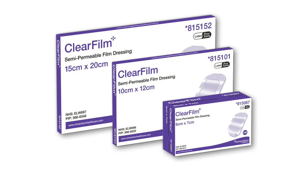 ClearFilm Semi-Permeable Film Dressing - 12cm x 12cm - Case of 100 - NHS ELW707 - Image 2