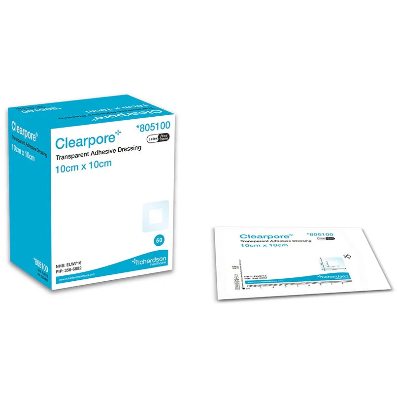 Clearpore Adhesive Dressing 10 x 35cm - Pack of 30 - Image 4
