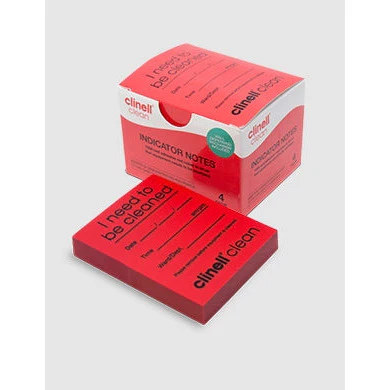 Clinell Indicator Notes in Red 4 x 250 Notes