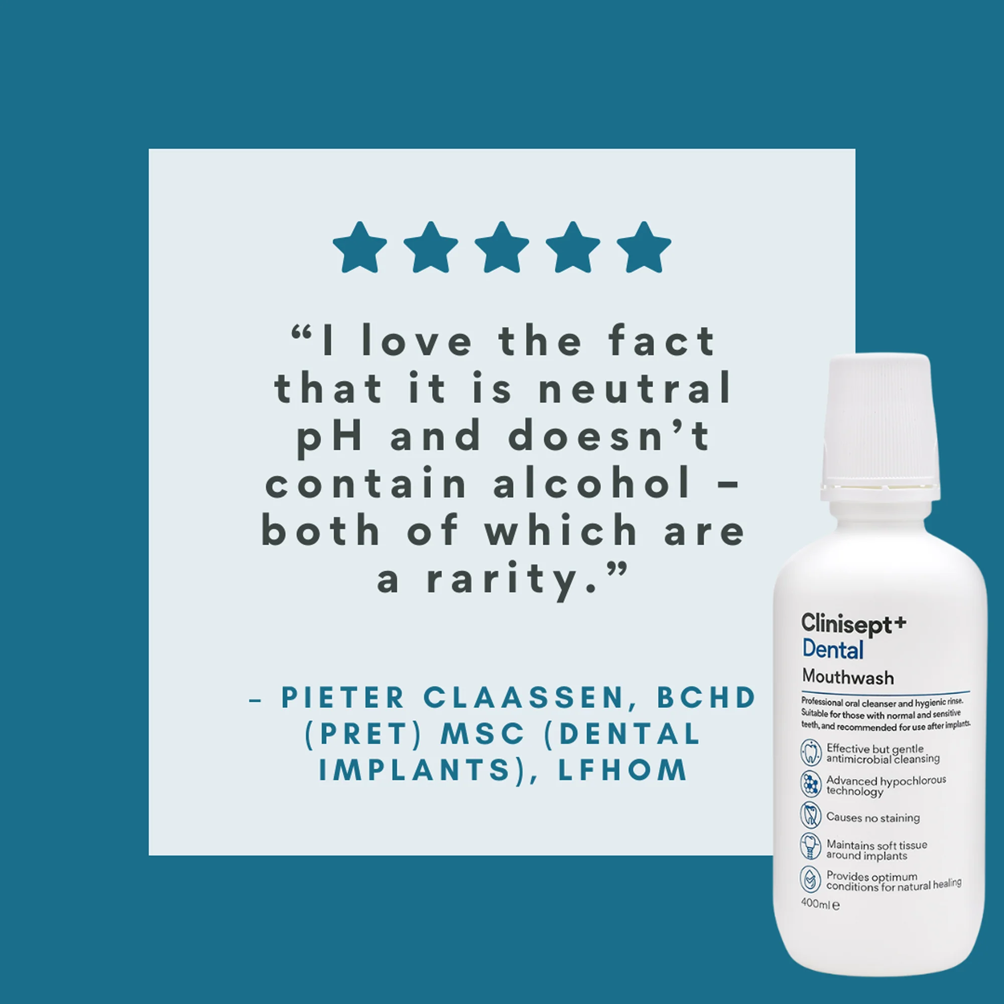 Clinisept+ Dental Mouthwash - 5L Container (For Professional Use) - Image 4