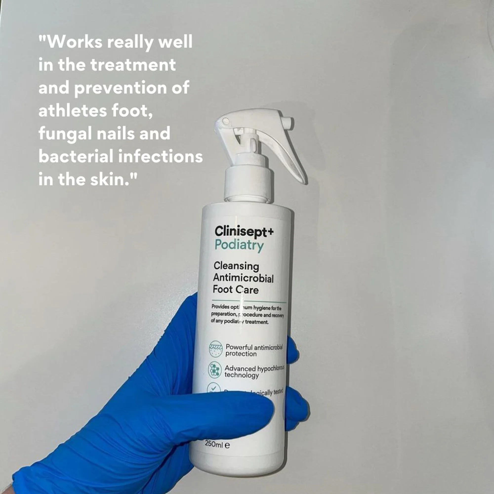Clinisept+ Podiatry 100ml Finger Spray (Professional & Home Use) - Image 5