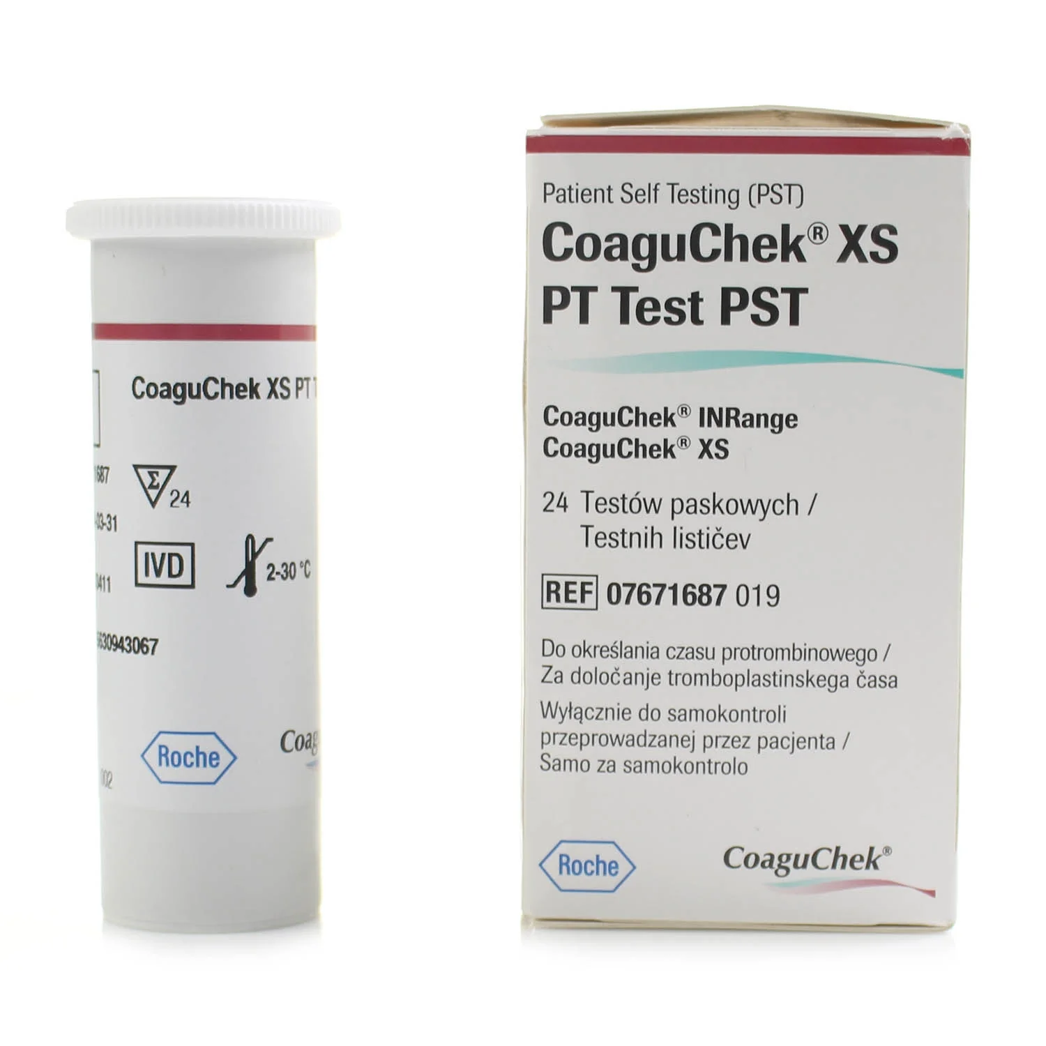 CoaguChek XS PT (PST) x24 for INR Normal Range - CLEARANCE