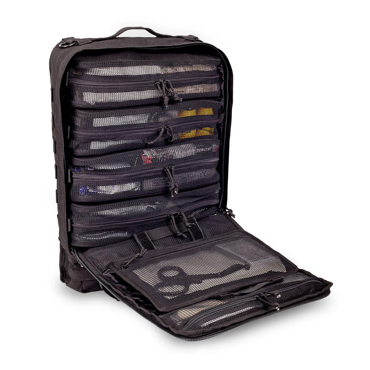 Compact Modular Tactical Backpack Black - Polyester - Image 2