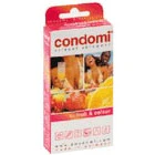 Condomi Fruit Colour Condoms (5 packs of 10) - Image 2
