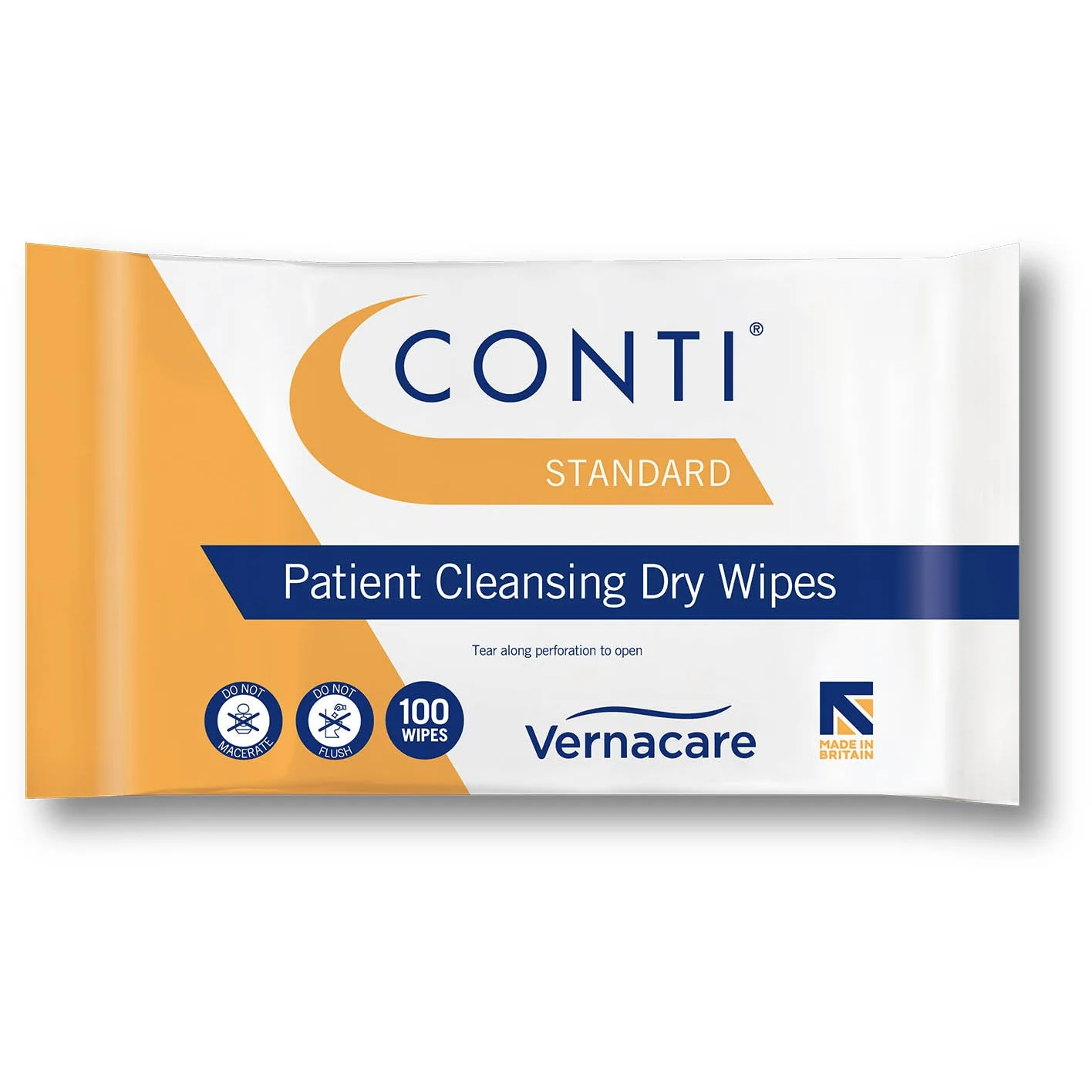 Conti® Standard Dry Wipe Regular 28x20cm - 100 Wipes