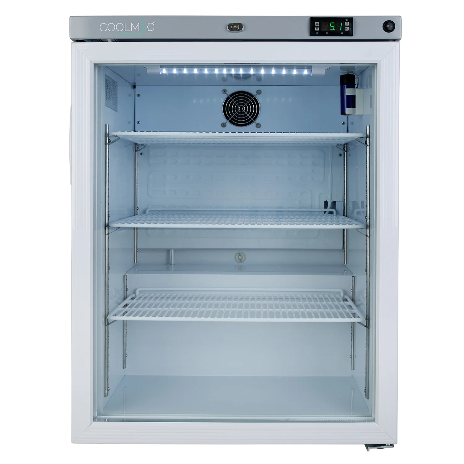 CoolMed Glass Door Refrigerator - 145 Litres - CMG125 - Image 3