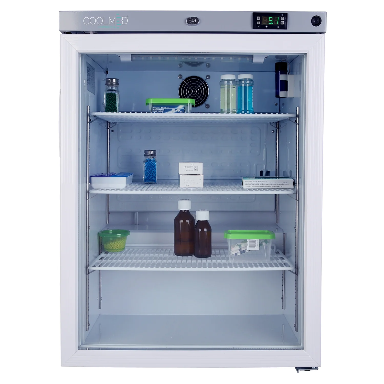 CoolMed Glass Door Refrigerator - 145 Litres - CMG125 - Image 7