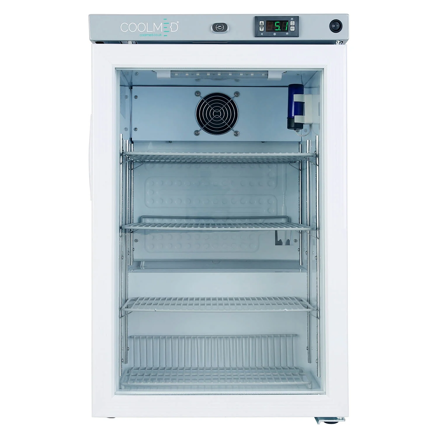 CoolMed Small Glass Door Refrigerator - 59 Litres - CMG59 - Image 3
