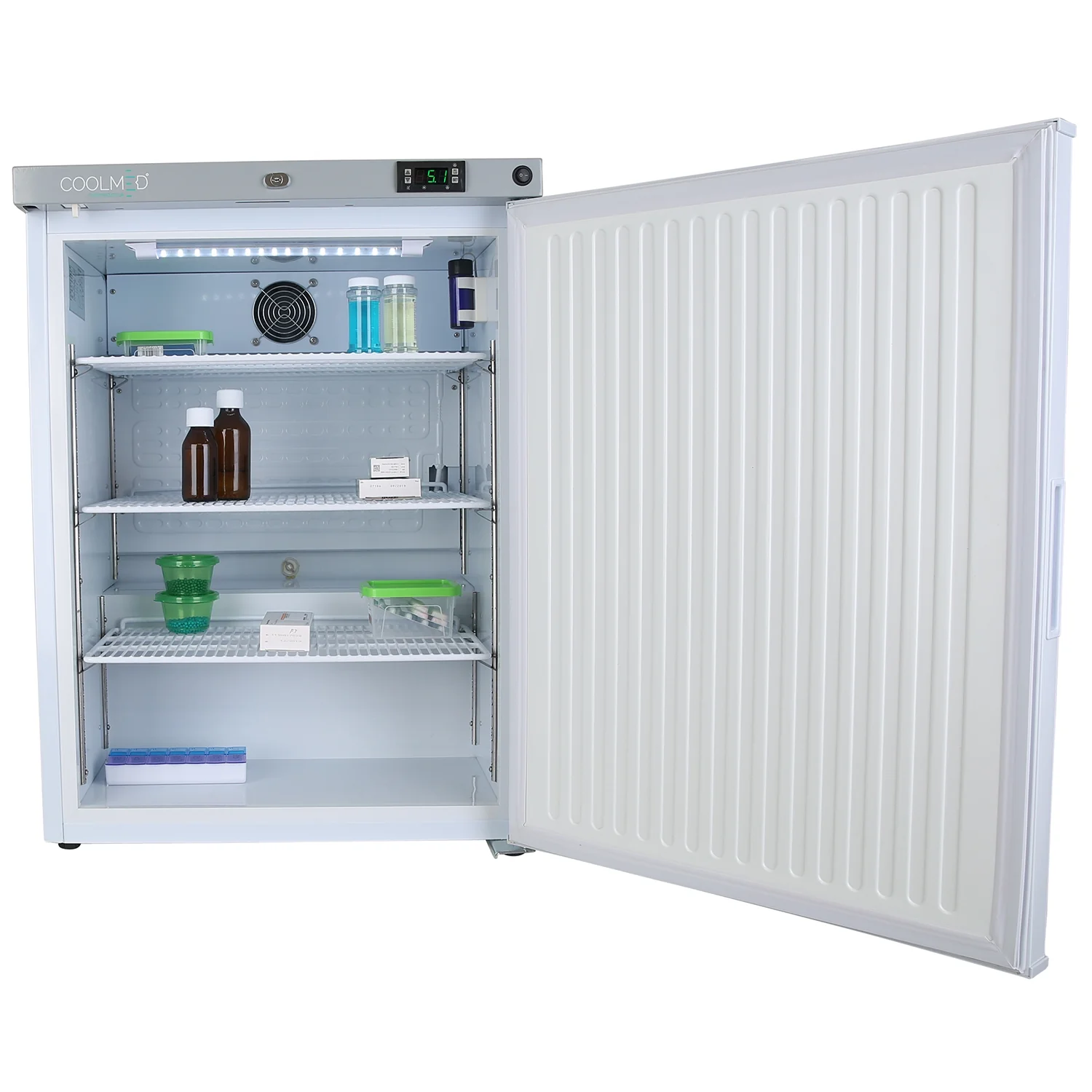CoolMed Solid Door Refrigerator - 145 Litres - CMS125 - Image 4