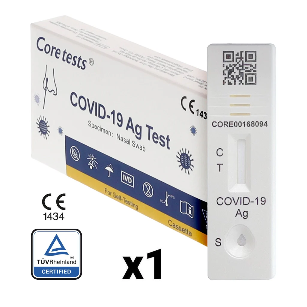 Covid 19 Lateral Flow Test - Rapid Antigen Nasal Swab - Single