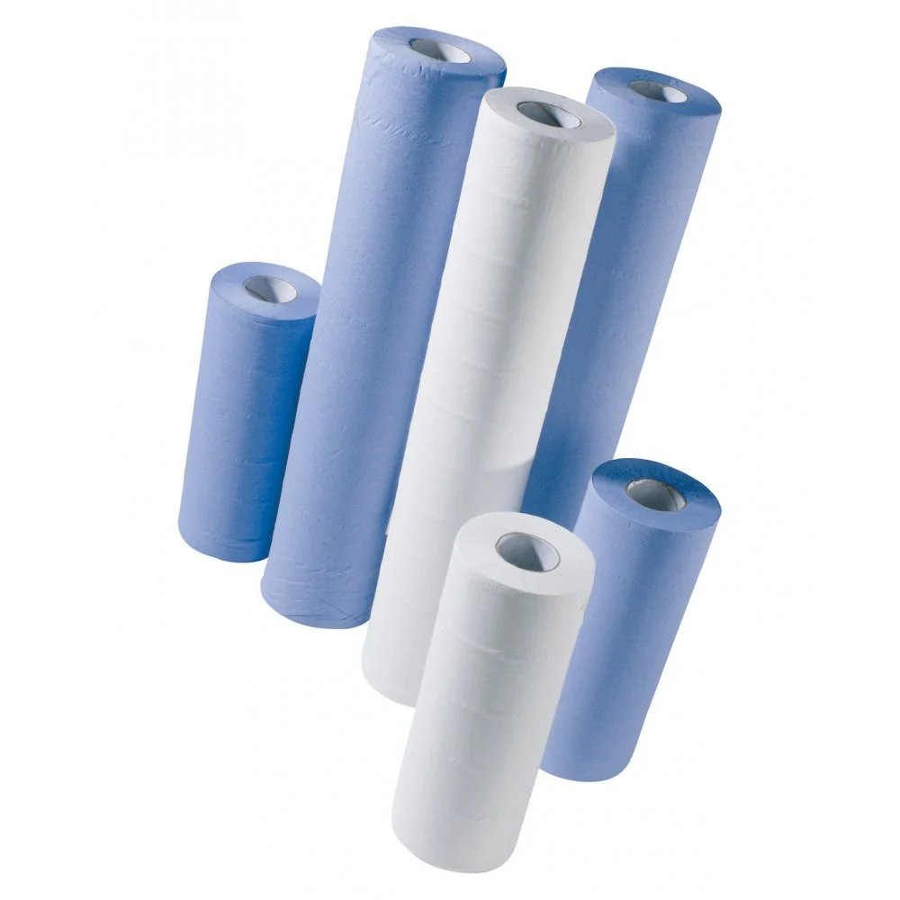 2 Ply Couch Roll - 10in Wide, 50m Long - Blue x 18 - Image 2