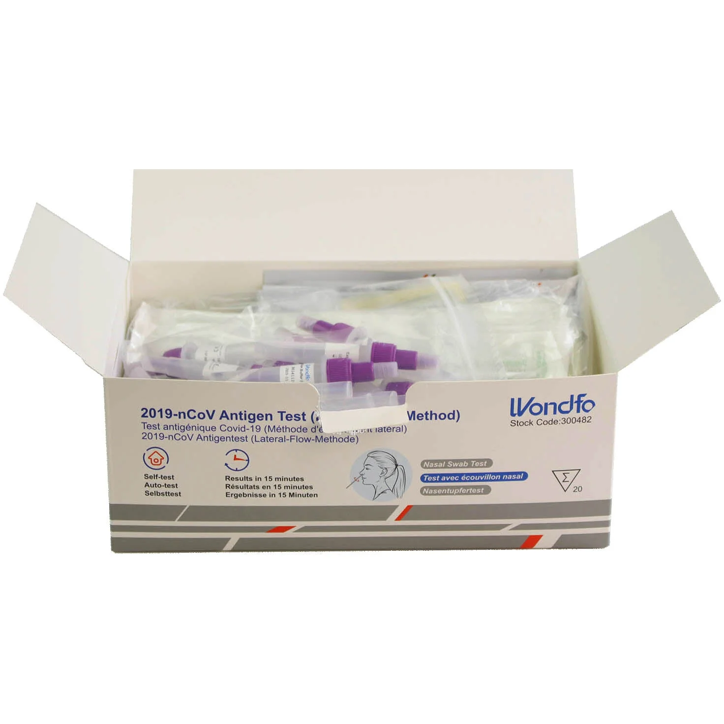 COVID-19 Antigen Home Test Kit (Nasal Swab Lateral Flow) - Pack of 20 - Image 5