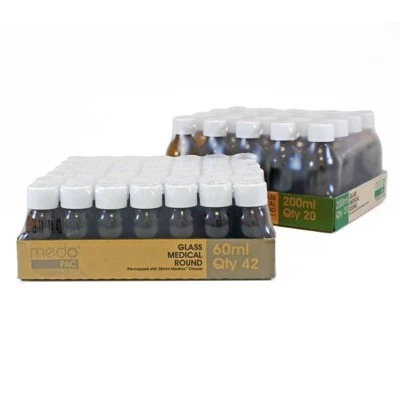 Cubo-Pac Rectangular Tablet Bottle with Medi-Loc - 200ml - Image 4