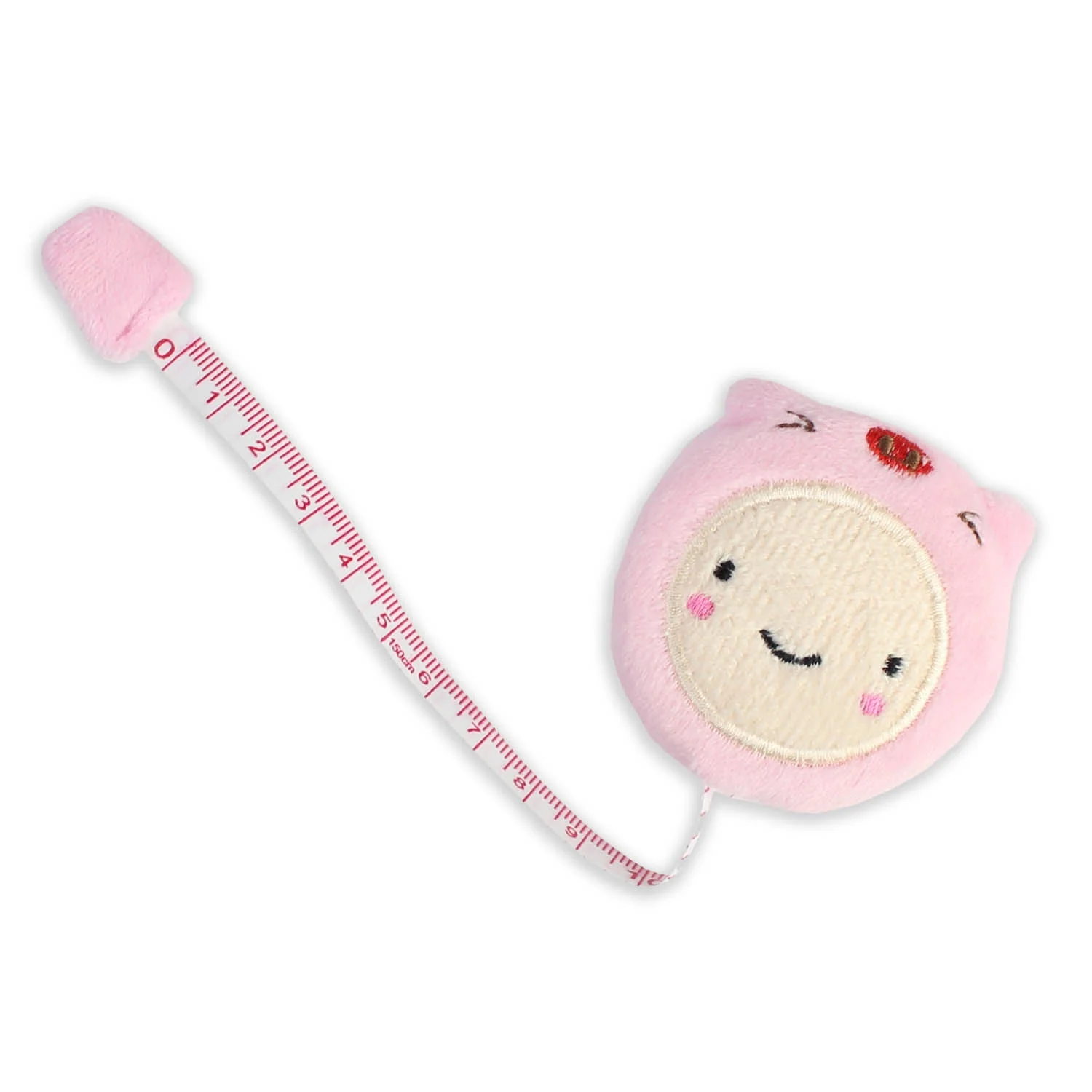 Cute Cartoon Plush Tape Measure - Pink