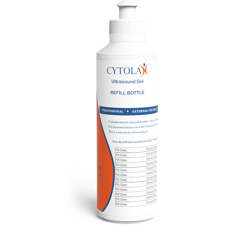 Cytolax Clear Ultrasound Gel - 5 Litre with Refill Bottle - Image 2