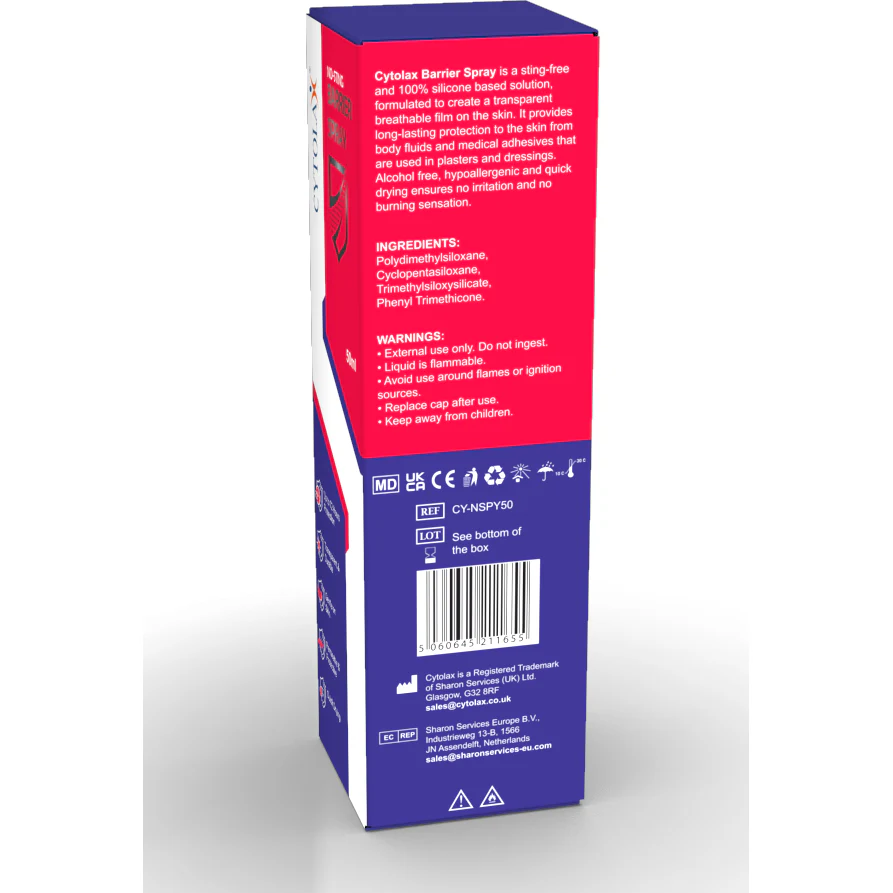Cytolax No-Sting Barrier Spray Film 50ml - CLEARANCE - Image 5