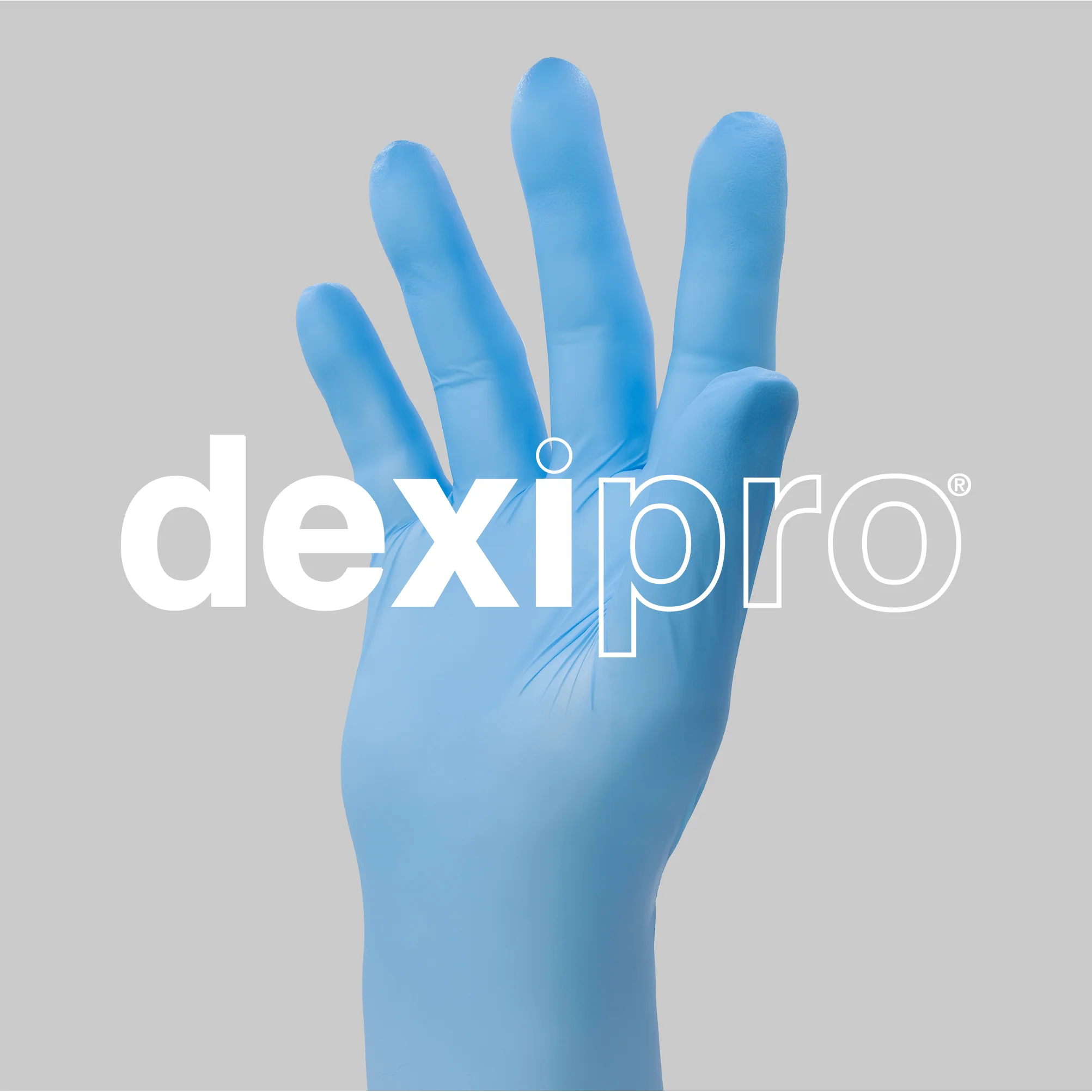 Dexi Pro Blue Nitrile Gloves Powder Free- Small - Image 2