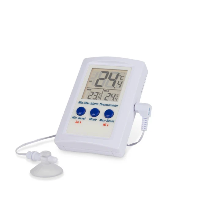 Digital Max / Min Thermometer with Programmable Alarm