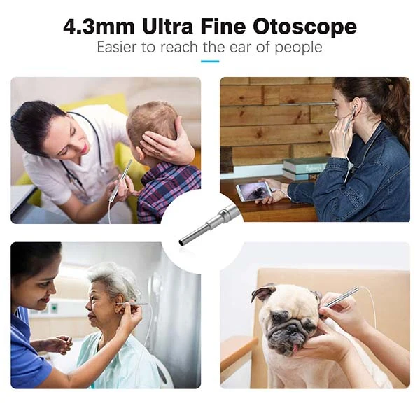 Digital Otoscope - Camera Diameter: 4.3mm + WiFi - iPhone / iPad / Android - Image 3