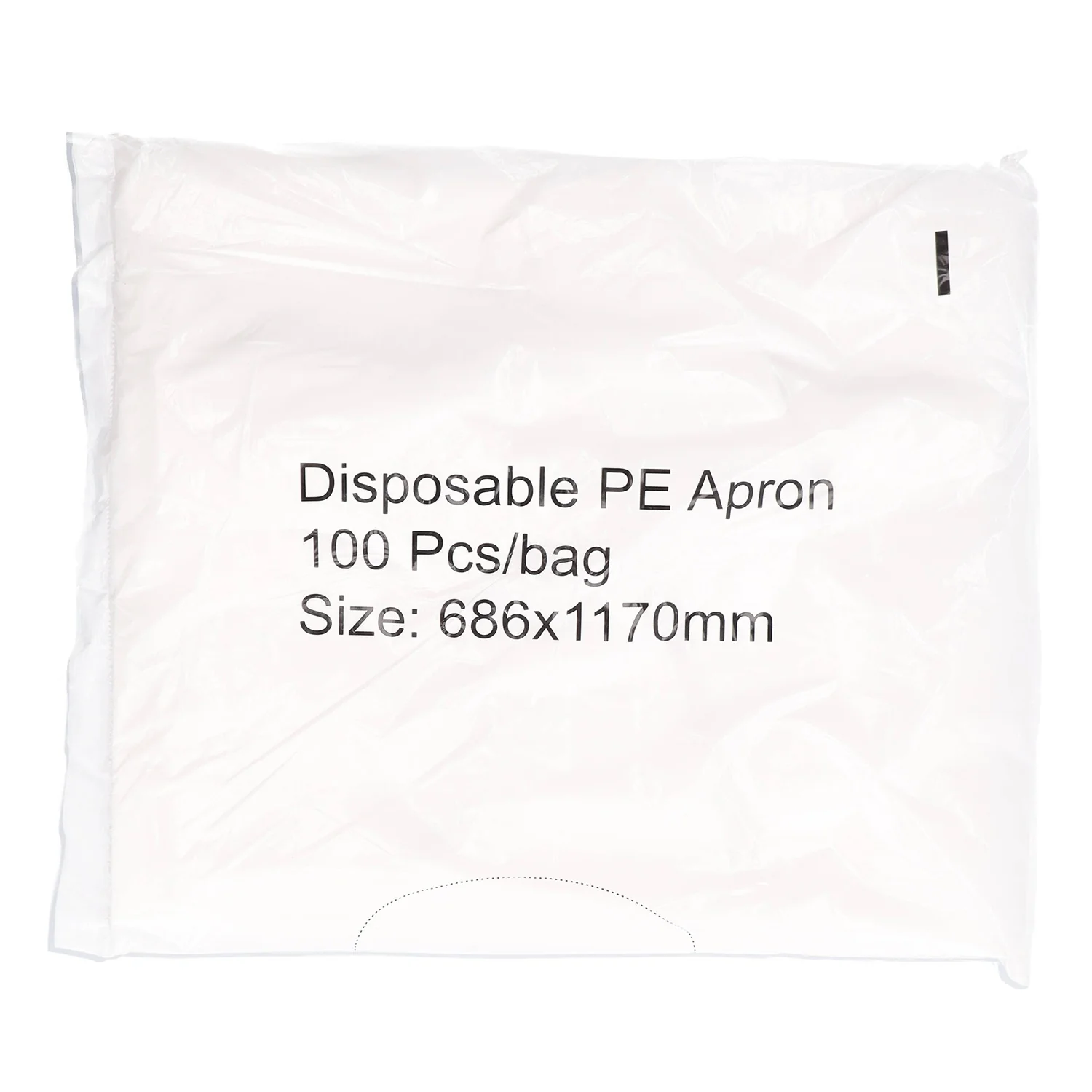 Disposable Aprons -White- 16 Micron x 100 - Image 2