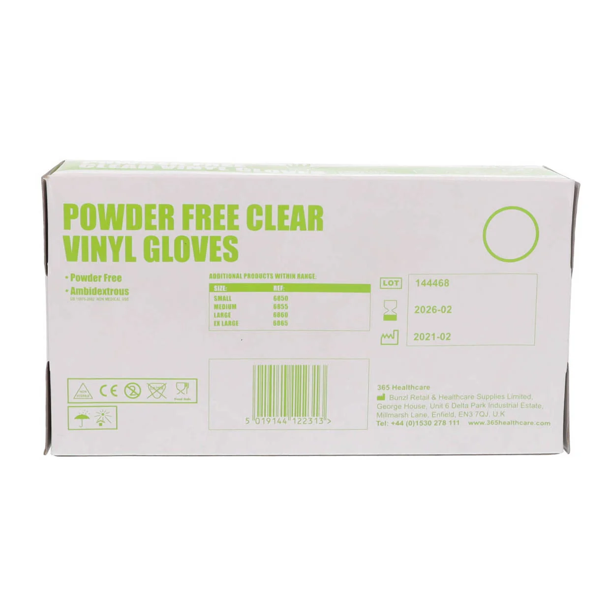 Disposable Clear Vinyl Gloves - Medium - Box of 100 - Image 6