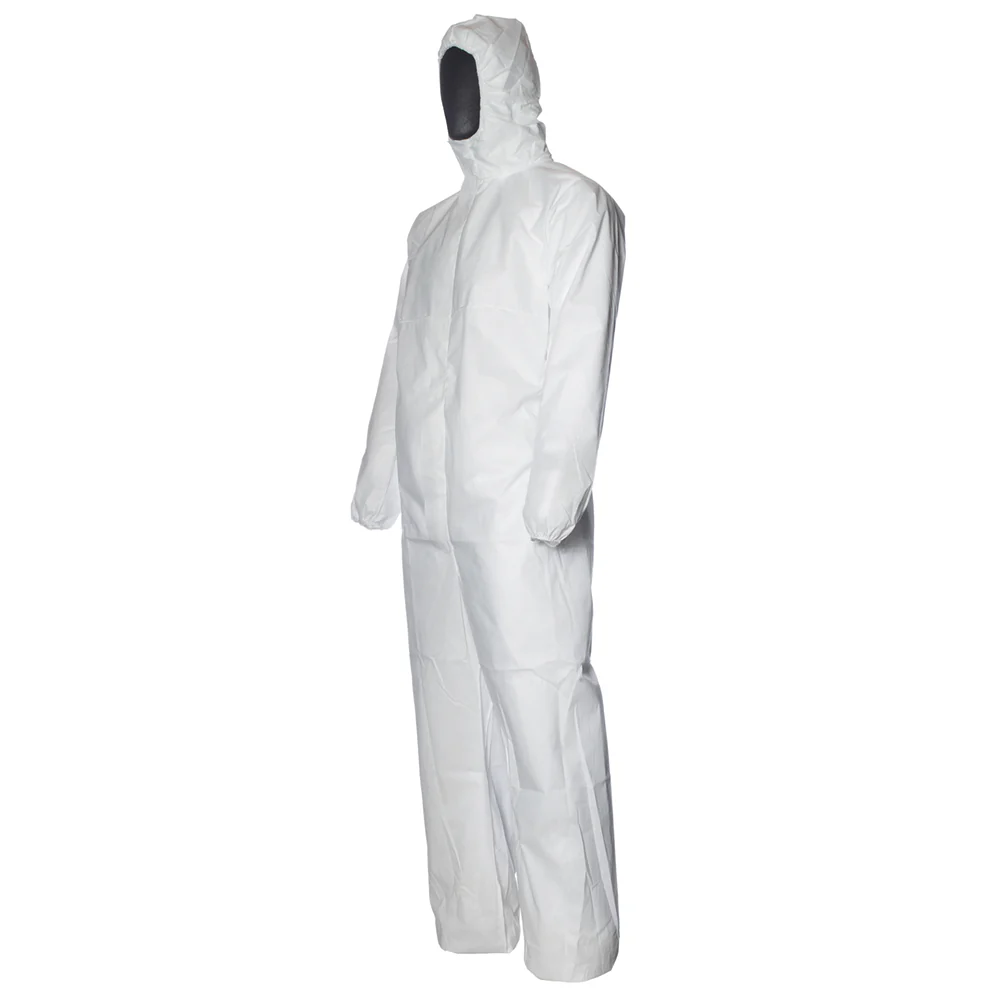 1 x Dupont Disposable Coverall White Type 5/6 (Size Medium) - Image 2