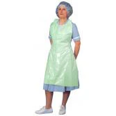 Disposable Polythene Aprons - Box of 100 in Green - Image 2