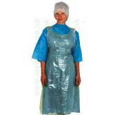 Disposable Polythene Aprons on ROLL - CASE of 1000 in Blue - Image 2