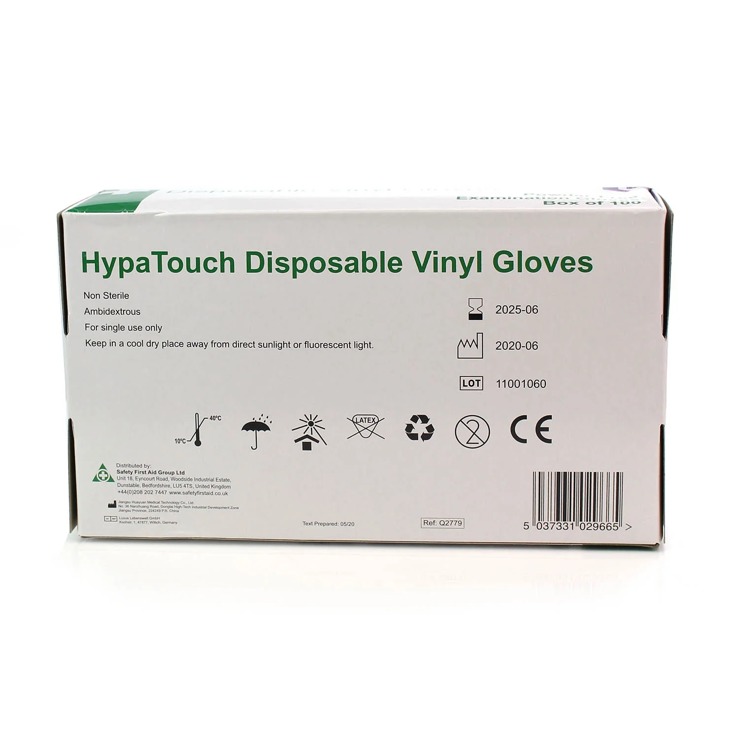 Disposable Vinyl Gloves Large  - Pack of 100 - Image 2