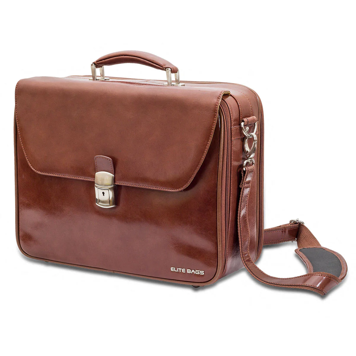 Elite Doctor’s Medical Bag – Brown Leather - CLEARANCE
