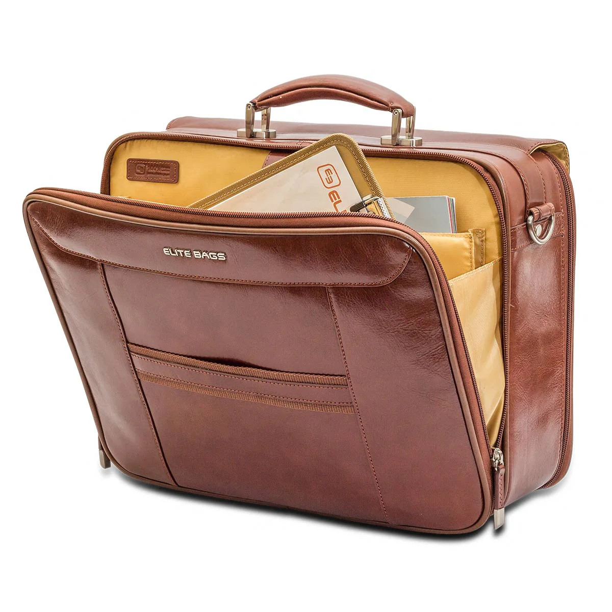 Elite Doctor’s Medical Bag – Brown Leather - CLEARANCE - Image 4